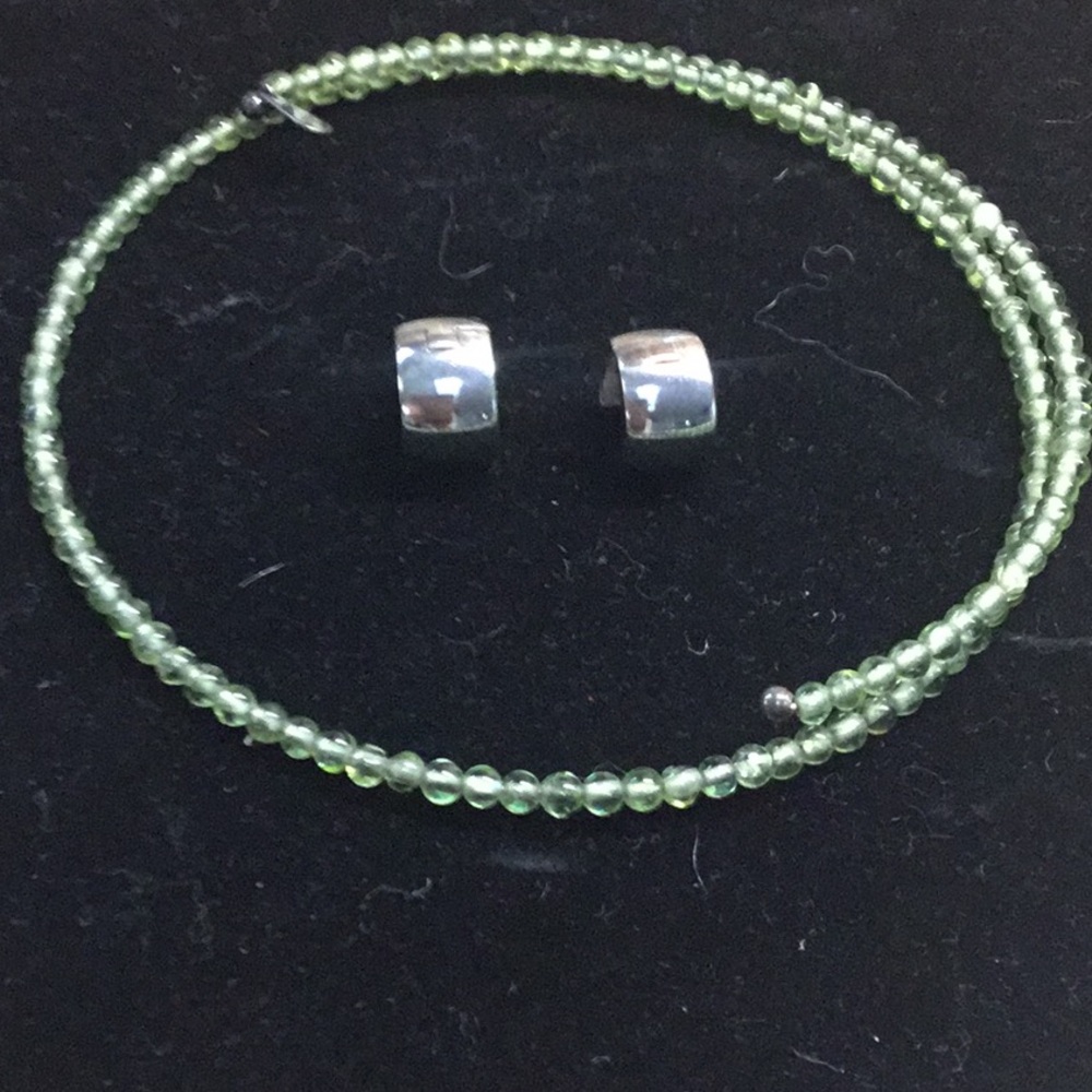 Silpada Huggies and choker